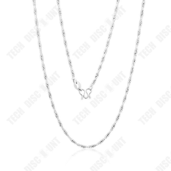 TD® s925 silver halsband smycken kvinnors nyckelben kedja hänge med kedja europeisk och amerikansk silverkedja