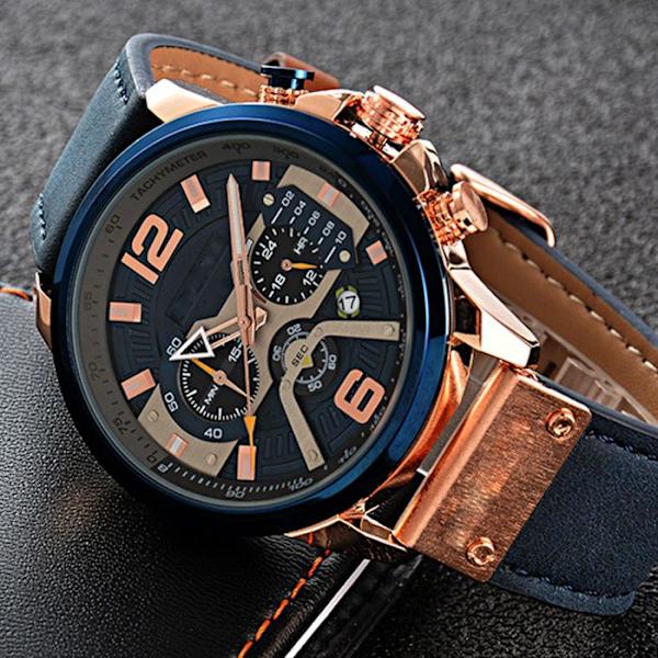 Klocka - TD® - High-end - Sport - 30 m vattentät - Multifunktionell urtavla