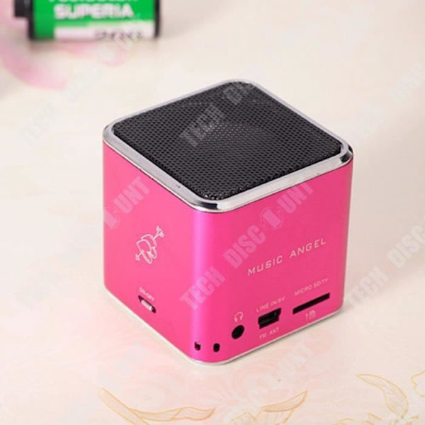 TD® Rubik's Cube Bluetooth Lautsprecher MP3 Computer Lautsprecher Digital Mini Tragbare Audio Karte Audio Kreatives Geschenk Rot