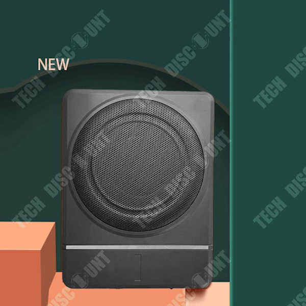TD® Bil subwoofer 10 tommer støjende subwoofer ultra-tynd sædebund subwoofer 12v