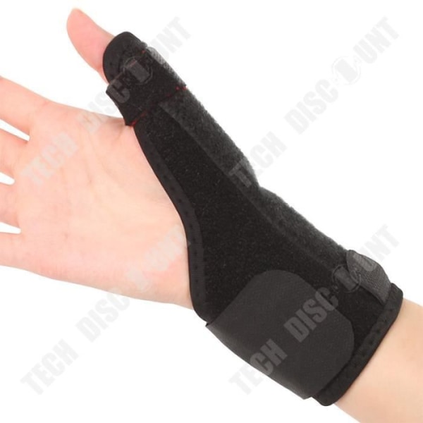 TD® 1x Handled Tumme Led Handskydd Skenstöd Stukning Artrit Handskarrem Mus Fingerkorrigering