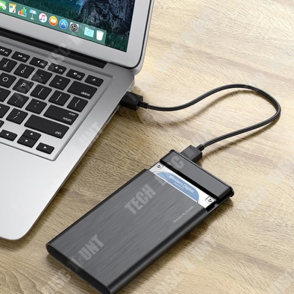 TD®-hölje Hårddisk 2.5 externa datorer USB SATA-adapterkabel kontors-USB ultratunn Mac Windows foton solid skalskydd