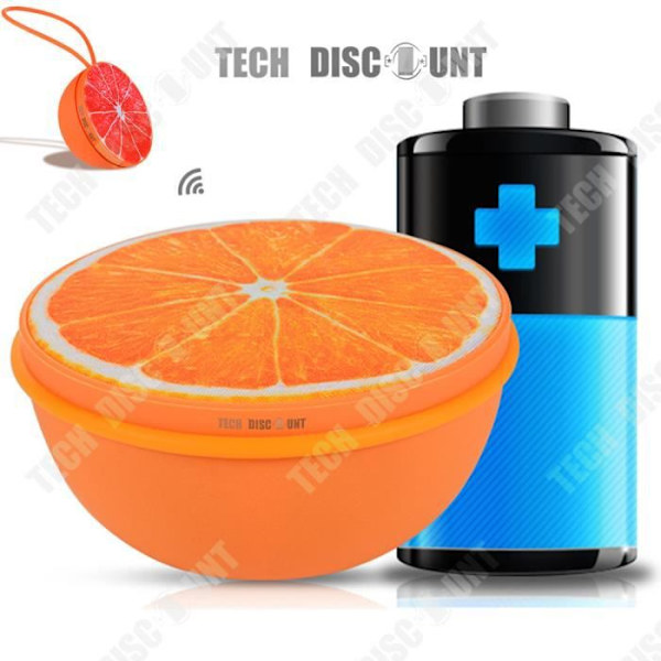 TD®-högtalare Bärbar Bluetooth-högtalare Kraftfull Grapefrukt Big Power Söt musiktelefon Datorenhet