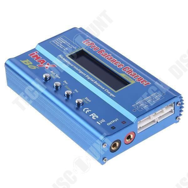 TD® Digital Lipo NiMh batteriladdare med LCD-skärm - Batteritillbehör - Multifunktions LCD-laddare
