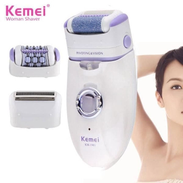 INN® 3 i 1 elektrisk epilator Löstagbar Tvättbar multifunktion