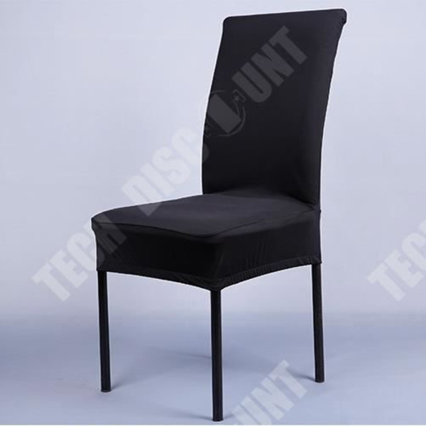 Stolslakan - TD® - Universell - 6 delar - Svart - Polyester - Stretchbar Svart