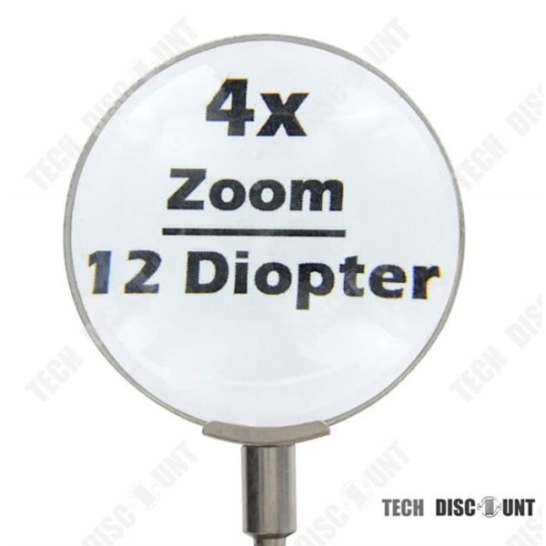 Lupelampe TD® Forstørrelse 5x Diameter 62 mm Individuel belysning med 5 LED
