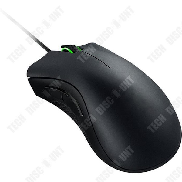 TD® Green Light Black Wheel Gaming Mouse Eat Chicken Competitive Elite Mouse Wired Desktop USB Gaming Mouse