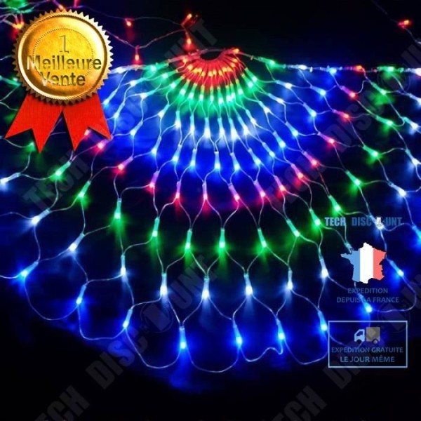 TD® 3m Fairy Lights -LED Peacock Net Light 8 Mönster Julljus Trädgårdsdekorationslampor