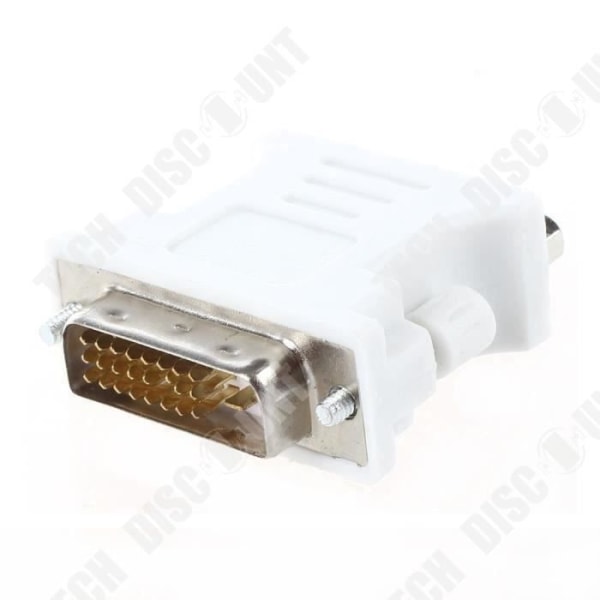 TD® VGA-DVI-adapteri Tietokoneiden, Keskusyksikön ja Näytön Välinen Yhteys Sisältöjen Tarkasteluun Sovitusliitin VGA DVI
