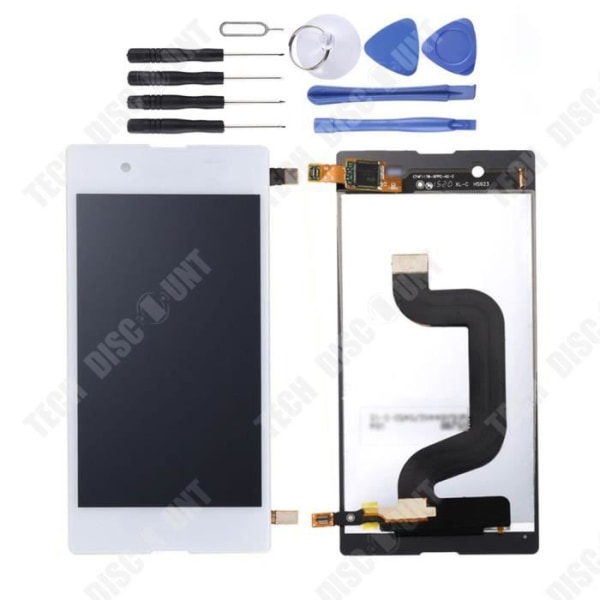 TD® Passer til Sony E3 mobilskærm hvid LCD skærm samling touchskærm D2203 D2206 display
