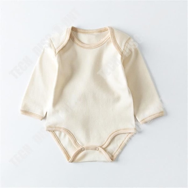 TD® babykläder mjuka resistenta miljövänliga unisex onepiece lätta att sätta på presenter barn Vit 90 cm