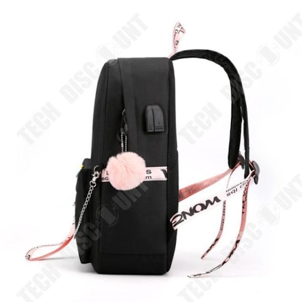 TD® Unisex kannettava tietokonereppu matkailu- ja vaellusreppuna USB-latausportilla