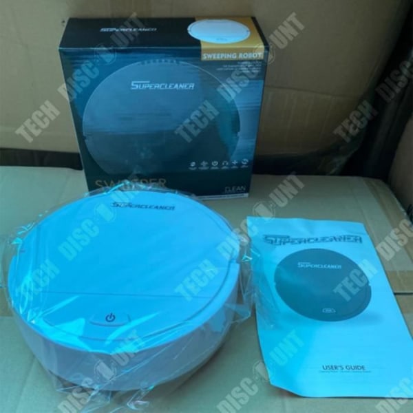TD® Smart Lazy Dammsugare Automatisk soprobot Mini Rengöringsmaskin för hushållsbatteri