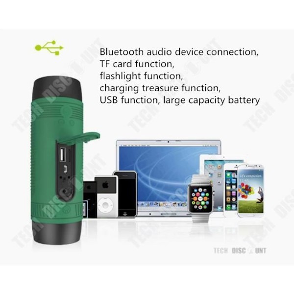 Bluetooth højttaler - TD - 4000 mAh - Vandtæt - Stødresistent - Håndfri