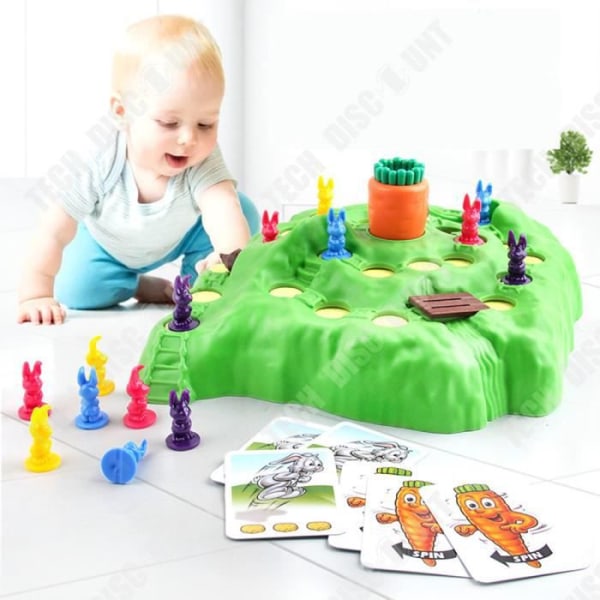 TD® Dame Rabbit Cross-Country Contest for Kids to Defend the Carrot Rabbit Trap Board Game
