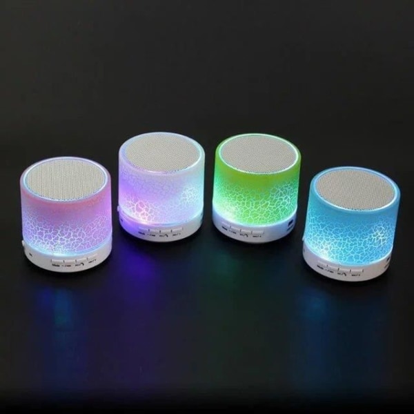 Sininen Mini LED Bluetooth langattomat kannettavat kaiuttimet, joissa on TF USB FM Blå