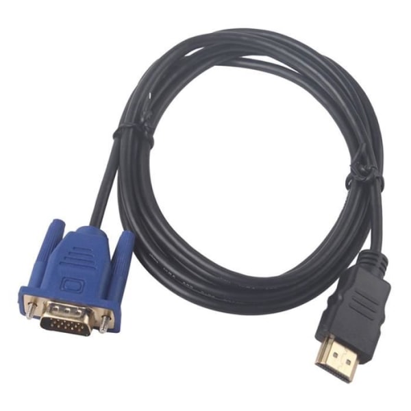 5M HDMI till VGA-kabel HD 1080P med HDMI till VGA-ljudadapterkabel B_r4029