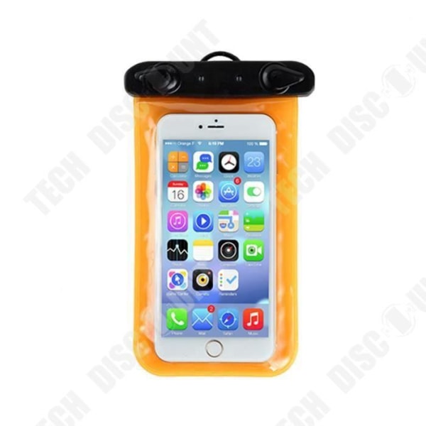 TD® Dykning torr väska smartphone nyckelkort hålla torrt vatten idealisk pool spa lanyard vattentät modell färg ljus orange mönster