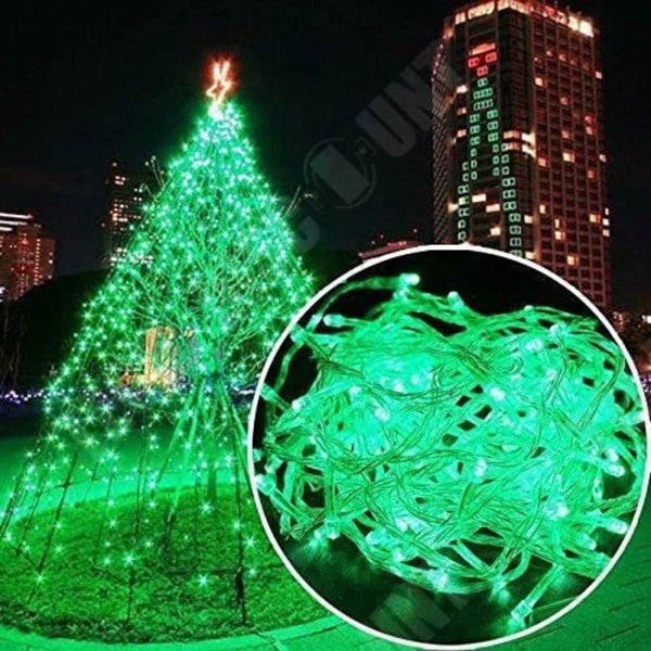 TD® LED String Lights, 400LED 50M Fairy Lights, 8 lägen String Lights för jul, fest, bröllop (grön)