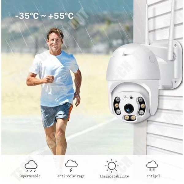 TD® bollmaskin 1080P WIFI minikamera PTZ biljardbollsmaskin Moln vattentät kamera 360 roterande bollmaskin