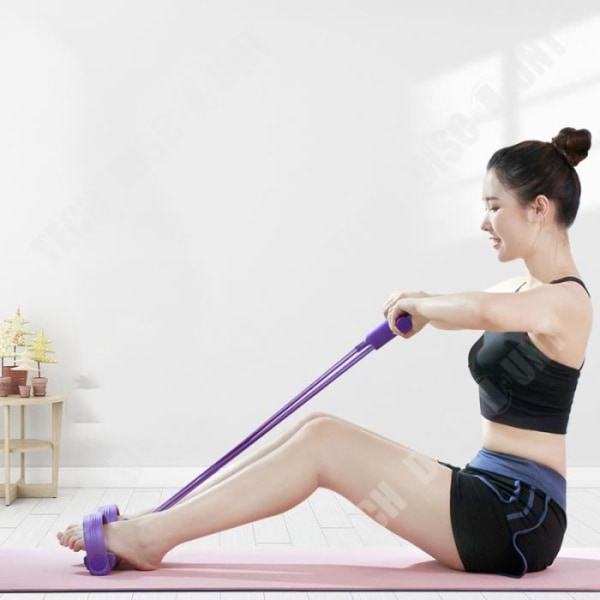 TD® Koko Fitness poljin harjoittelu painonpudotus liikunta urheilu Vatsalihakset miehet naiset apuväline kotiin - PINKKI