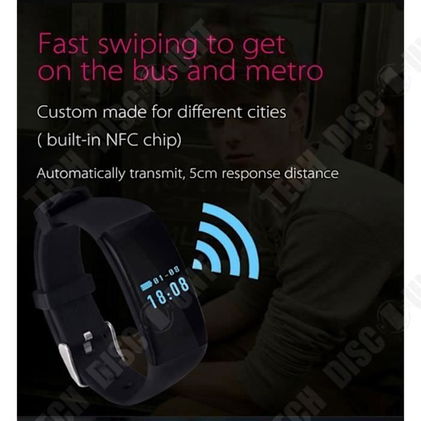 Smartwatch - TD - Smart Watch - Pedometer - Søvnmåler - Aktivitetsmonitor