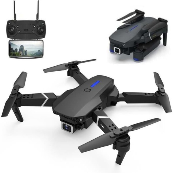 Drone flygfotografering HD CONFO 4K dubbelkamera, quadcopter med fjärrkontroll