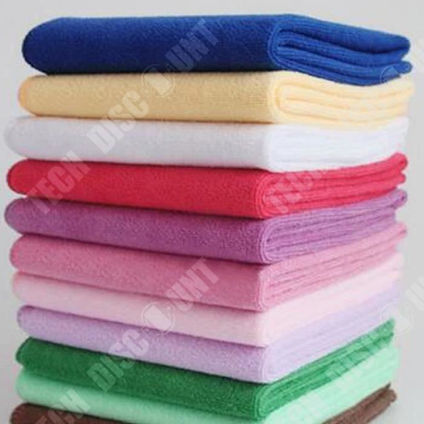 Badhandduk - TD® - 100 stycken - Mikrofiber - 70 x 140 cm - Slumptal Slumpmässig