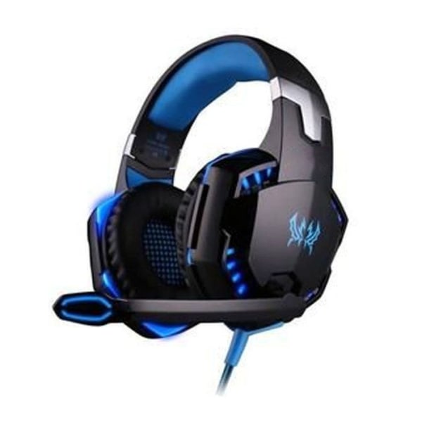 KOTION EACH G2000 Stereo Gaming Headset med mikrofon för PC Gamer Blue