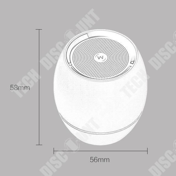 TD® AI älykäs bluetooth-kaiutin lahja langaton mini matkapuhelin mini kaiutin kortti koti kaiutin punainen