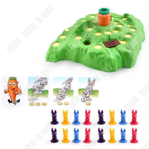 TD® Dame Rabbit Cross-Country Contest for Kids to Defend the Carrot Rabbit Trap Board Game
