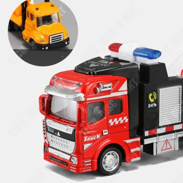 TD® leksaksbil för barn, leksakslegering för grävmaskiner, färgboxförpackning, leksaksset för barn