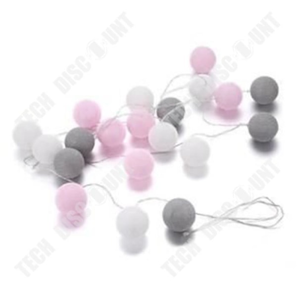 TD® LED String Light 20 LED Bomullsbollar String Light