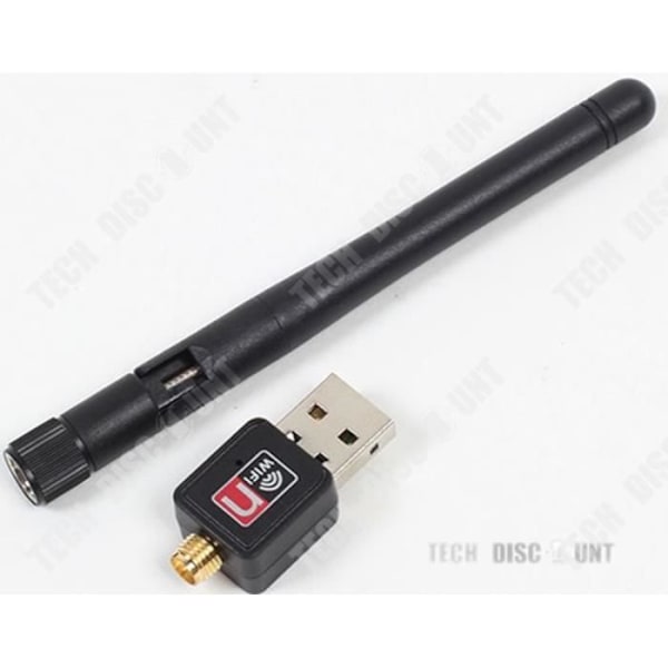 TD® Langaton verkkokortti wifi-vastaanotin usb-verkkokortti antennilla 150m mini verkkosovitin kannettava langaton