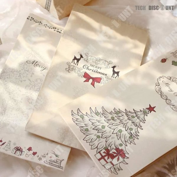 TD® paket med 12 julklappspåsar Kraftpapper julpåse julklappspåse 12 x 6 x 22 cm Bröllopsfödelsedagsfest