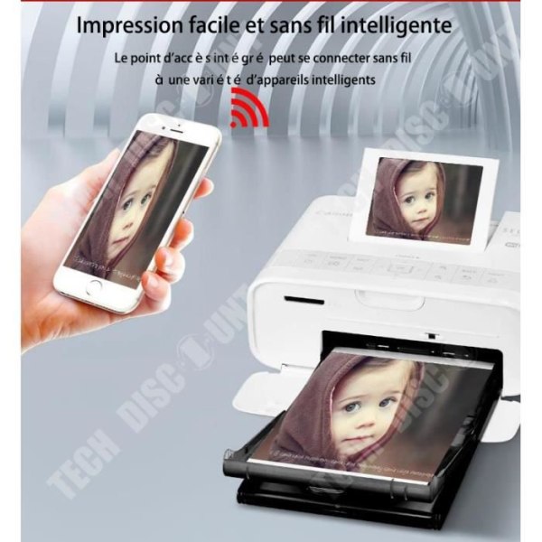 Bärbar skrivare - TD® - Miniskrivare - Bluetooth - A4 - 200 DPI