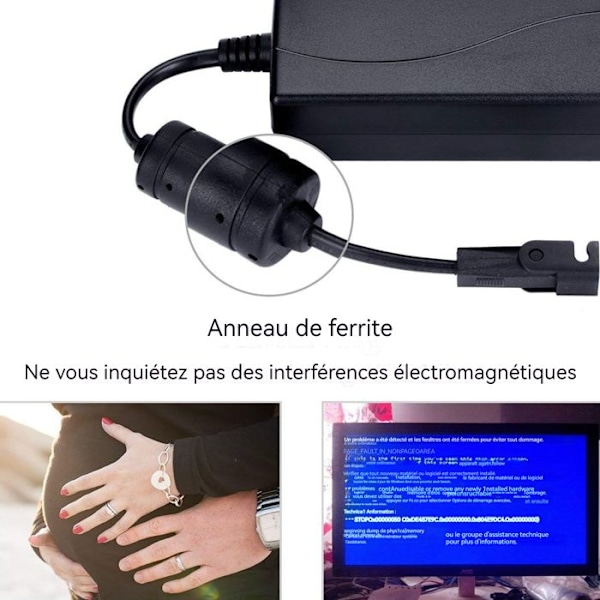 TD® Adapter til Hældningsbar Sofa Elektrisk Forbindelse Massagesæde Afslappende Hældningsbar Meget Høj Effekt 120W Max