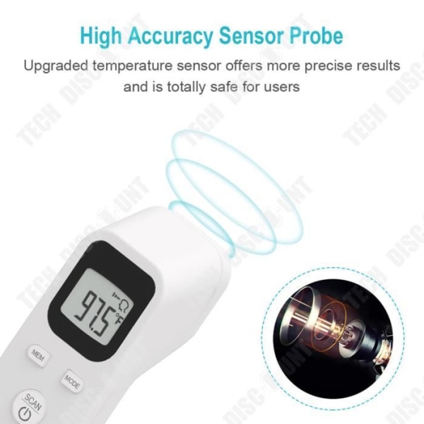 TD® CE-certifiering Panntermometer Beröringsfri infraröd termometer Elektronisk termometer Termometer Kroppstermometer
