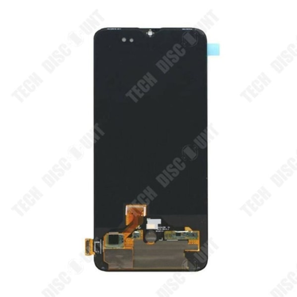 TD® Sopii OnePlus 7:n mustaan näyttöön, LCD-näyttöön, kosketusnäyttöön, sisäiseen ja ulkoiseen näyttöön, matkapuhelimen LCD-näyttöön.