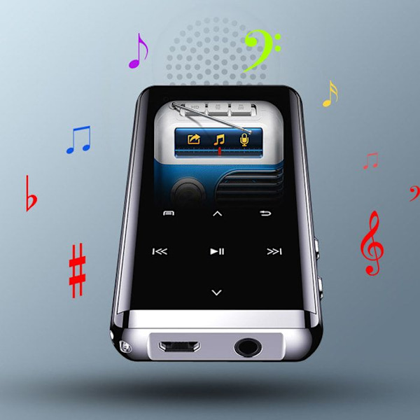 MP3-soitin INNOVTEC 16GB - Äänitys - FM-radio - Punainen