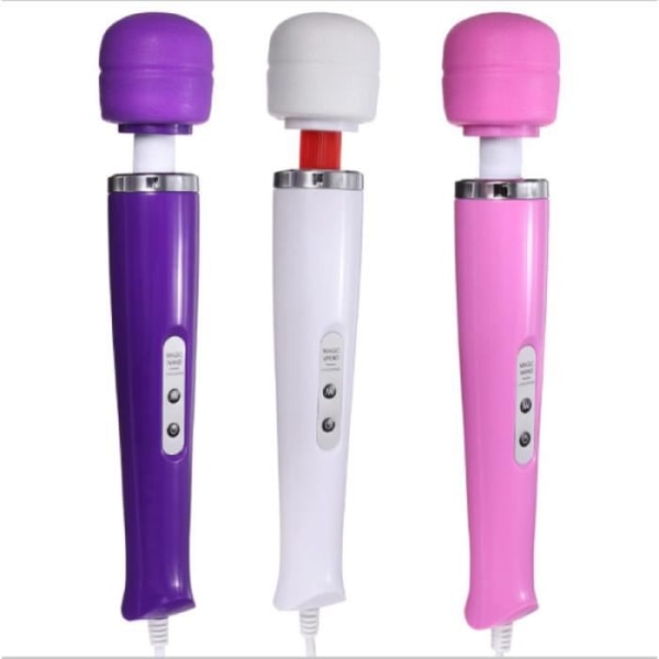 SVART Massagestimulator Elektrisk Vibrator Trollstav Massager Sexleksaker