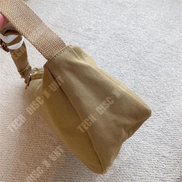 TD® nylon canvas fanny pack fritids armhåla väska halvmåne väska Messenger bag samma stil för män och kvinnor