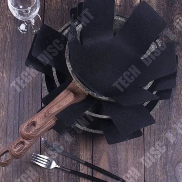 TD® Beskytter til pander og skillevægge til gryder - Sæt med 5 - Perfekte til at undgå ridser på non-stick pander