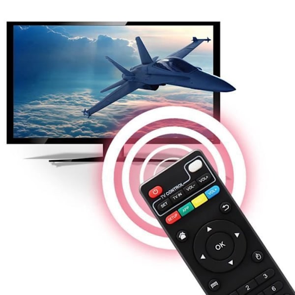 TD® Android TV: Yhteensopiva kaukosäädin X96, HK1, H96, MXQ, T95 - Monet toiminnot television ohjaukseen ja kanavien vaihtamiseen.