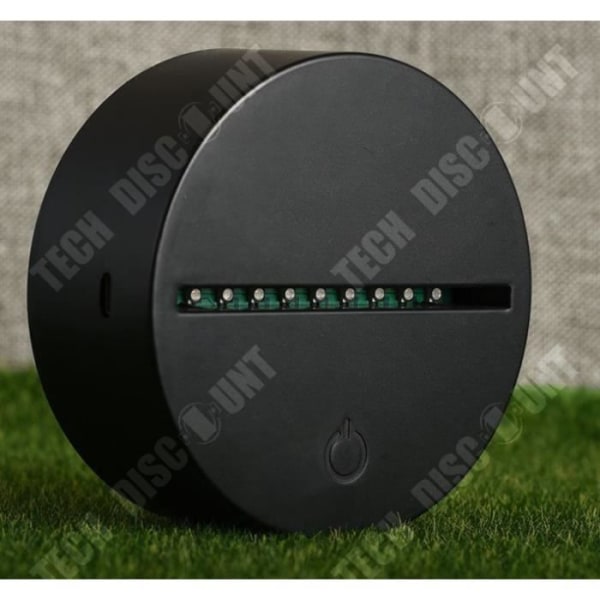 TD® 3D Lampe Illusion Optisk LED Nattlys 3D Jord Glob LED 7 Farveskift Blink Lys Bedside Lampe Baby Søvn VG20725