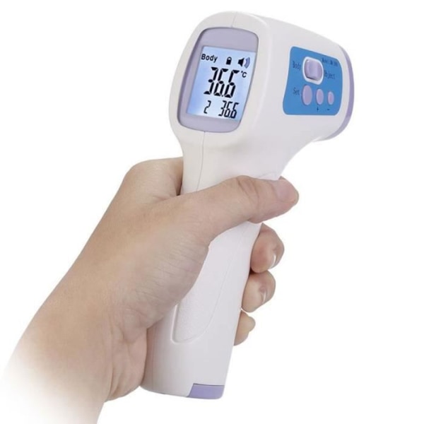 Pann- och örontermometer, digital infraröd termometer för barn, vuxen - lila