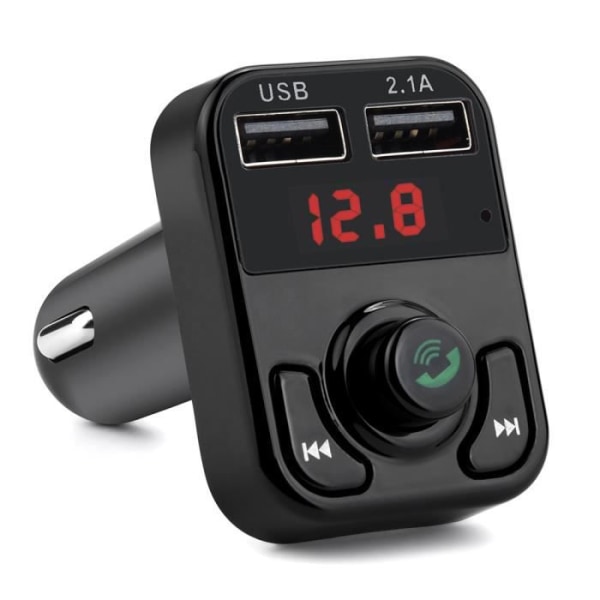 Bil Bluetooth FM-sändare trådlös radioadapter USB-laddare Mp3-spelare@cd189