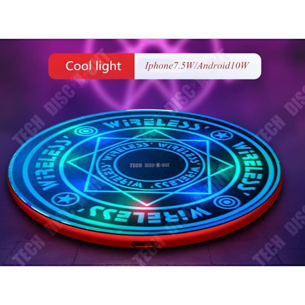 Langaton laturi TD® 98*98*6.5mm Nopea lataus Smart Match