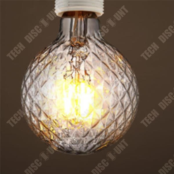 TD® ampoule LED E27 kreativ design let glas loft farve gul stue lysende dekoration lampe belysning aftener fest mode